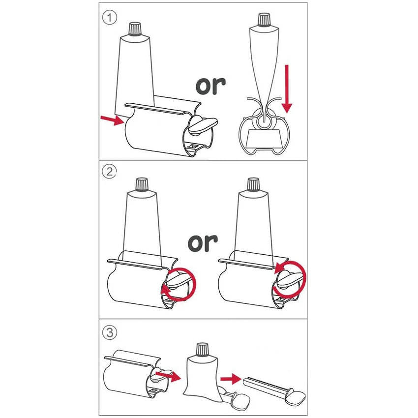 Stianless Steel Toothpaste Dispenser