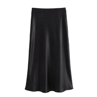 Satin Skirt Women