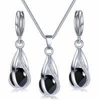 Chic Melody Pendant Necklace & Earrings Set