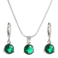 Chic Melody Pendant Necklace & Earrings Set