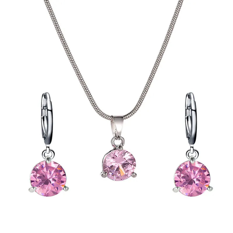 Chic Melody Pendant Necklace & Earrings Set