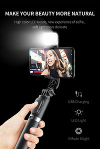 Wireless Bluetooth Selfie Stick