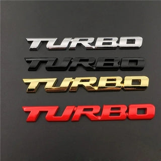 Car Turbo Sticker