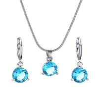 Chic Melody Pendant Necklace & Earrings Set